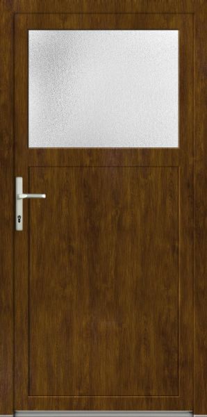 LAGER Kunststoff Nebeneingangstür "ANTONIA-Q" 71 mm Golden Oak