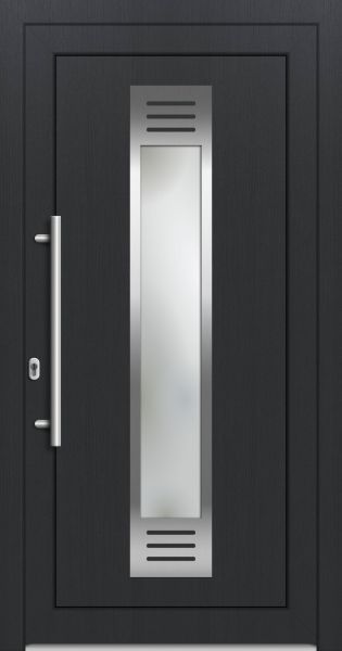 Kunststoff Haustür "NINA" 70mm (108cm (B) x 195cm (H), leichte Kratzer, B-Ware)