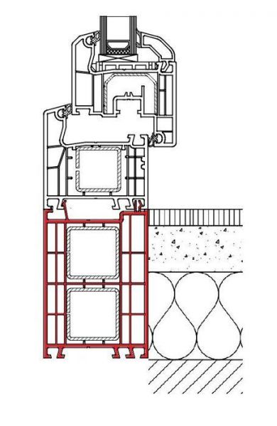 Rahmenverbreiterung für ALU Türen der Stärke 92 mm (Flexible Türmontage)